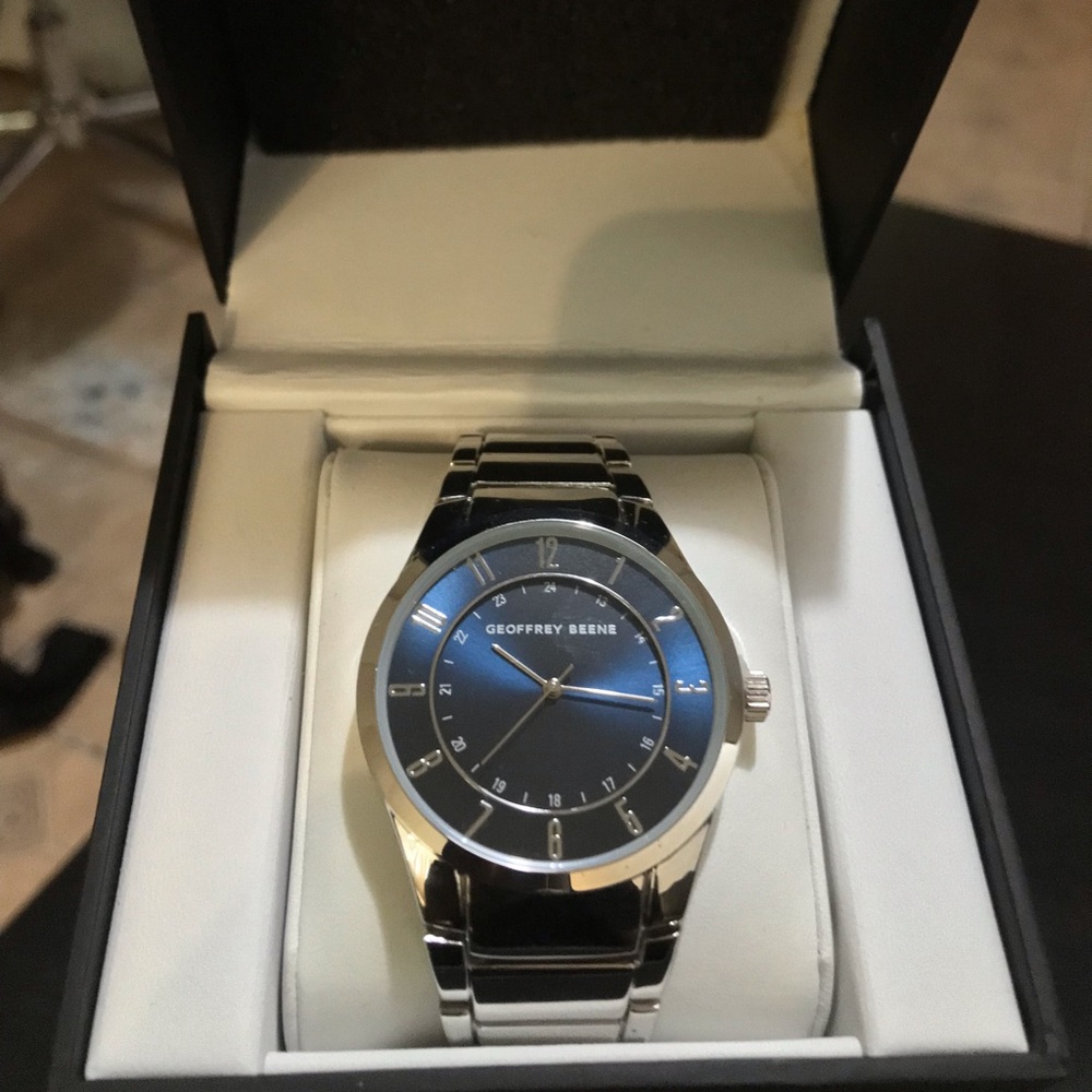 Geoffrey Been stainless steal watch